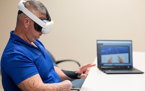 Easing the pain: The VR technology retraining the brain after limb loss
